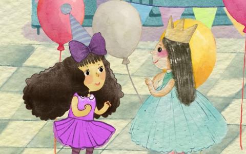 لیانا و ربات‌بادکنکی